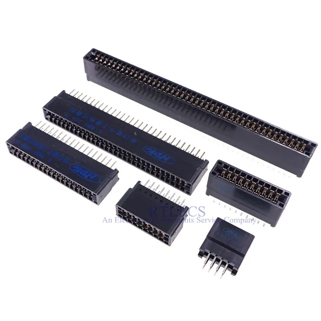 アクセサリー P64 5Pcs Edge Card Connector Slot 2.54 MM Pitch 42 44 50 60 62