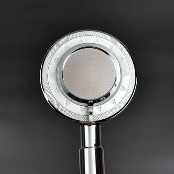 

New Pressurized Water-saving Shower Head Three-speed Adjustable mirror shower hotel injection shower Head Supercharged Nozzle