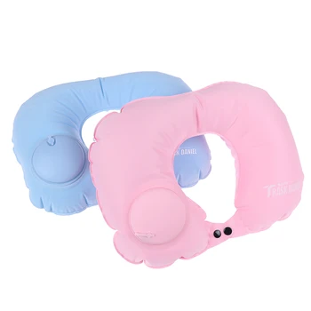 

Protable Soft U-Shape Travel Cushion Pillow For Car Airplane Inflatable Neck Pillow Travel Accessories Protection