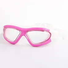 Shuman подростковые повседневные большие водонепроницаемые противотуманные плавательные очки высокой четкости с большим видением