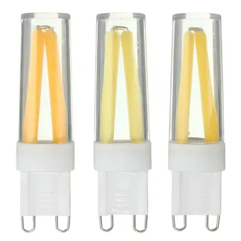 

Mini G9 3W COB Pure White Warm White LED Silicone Crystal Lamp Light AC110V Non Dimmable 350lm COB Light Bulb