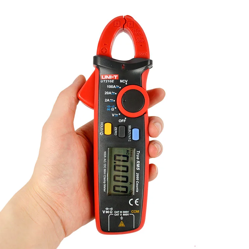Цифровые токоизмерительные клещи UT210E True RMS Бесконтактный мультиметр UT210D/A с