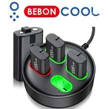 

New NEW ML1 BEBONCOOL 4X1200mAh Rechargeable Battery Pack For Xbox Series X S/Xbox One X S Wireless Controller USB Charger For