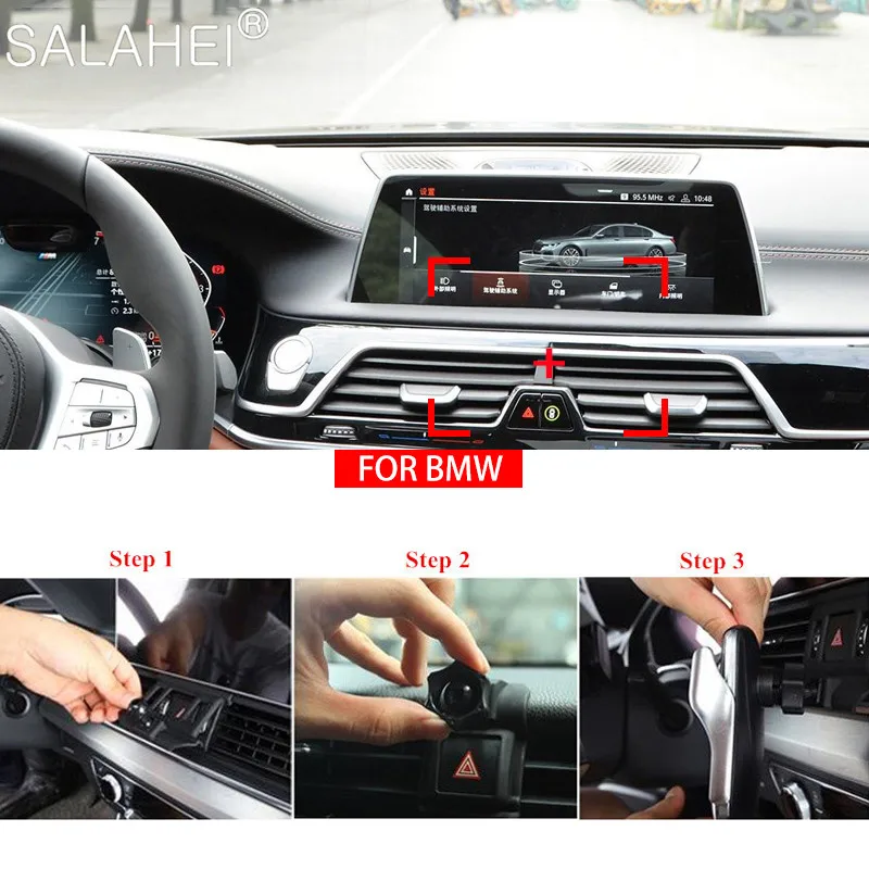 Автомобильный мобильный телефон держатель для BMW 1 3 4 5 6 7 серия F30 F31 2011 2019 3GT
