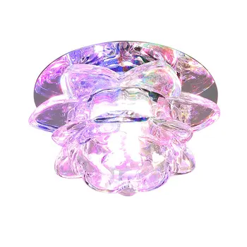 

LED crystal lamp living room ceiling decoration small lamp ceiling hole lamp embedded corridor lamp aisle lamp