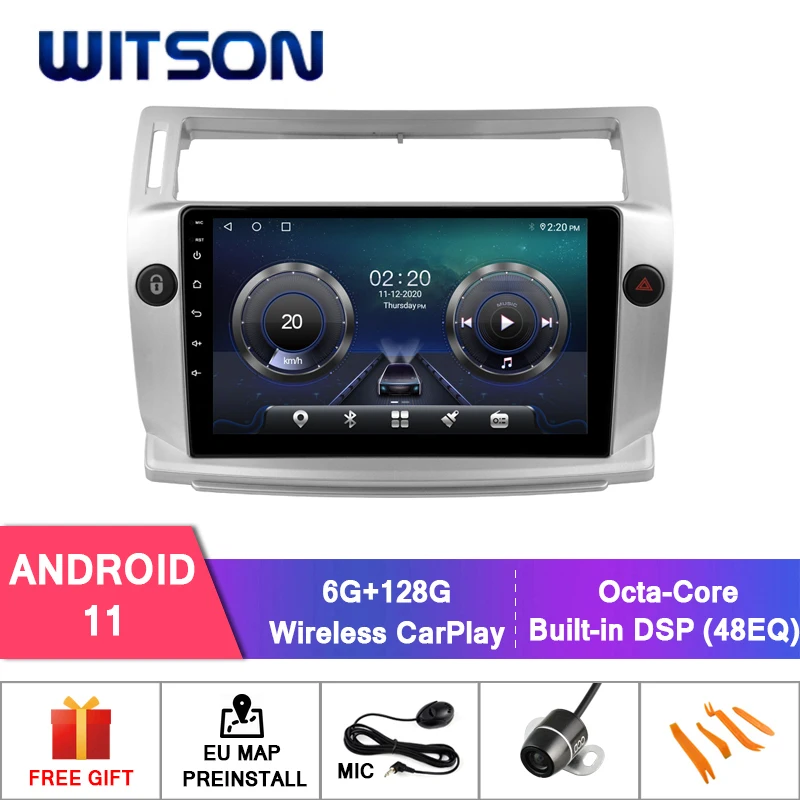 

WITSON Android 11 CAR DVD SYSTEM for For CITROEN C4/C-Triomphe/C-Quatre 2004-2009 Car Multimedia Player Navigation DVD Video