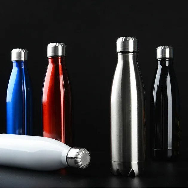 500ML Double-Wall Insulated Vacuum Flask Stainless Steel Water Bottle Thermos for Sport Water Bottles Christmas Gift