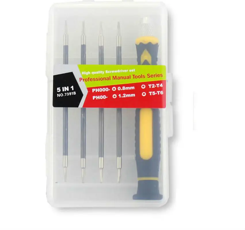 5 в 1 Torx Набор отвёрток с режущей кромкой Инструменты для ремонта электрических работ набор инструментов для ремонта многофункциональных инструментов для часов Часы ручная отвертка набор