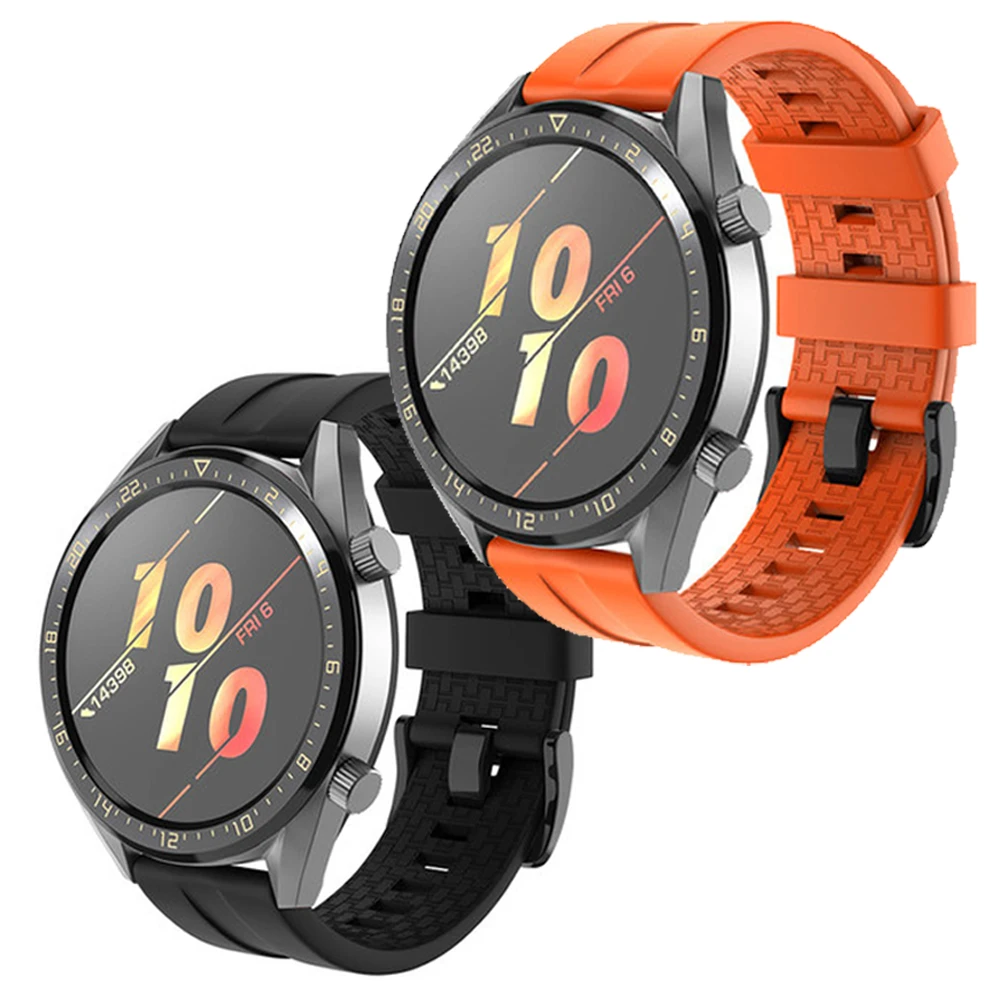 Для huawei Watch GT 2 GT2 46 мм Смарт часы силиконовые Оригинальные спортивные браслет 22