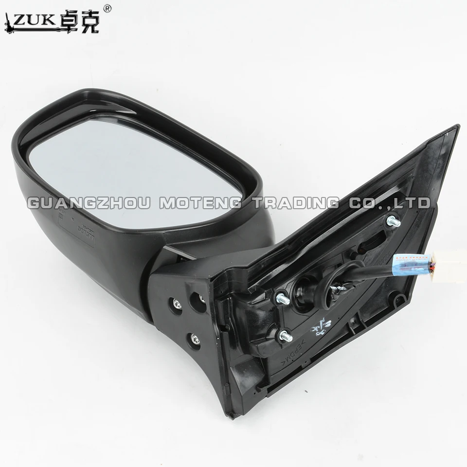ZUK пара снаружи боковые зеркала заднего вида в сборе для HONDA CITY GM2 2009 2010 2011 2012 2013 электрический регулируемый угол 3-PIN