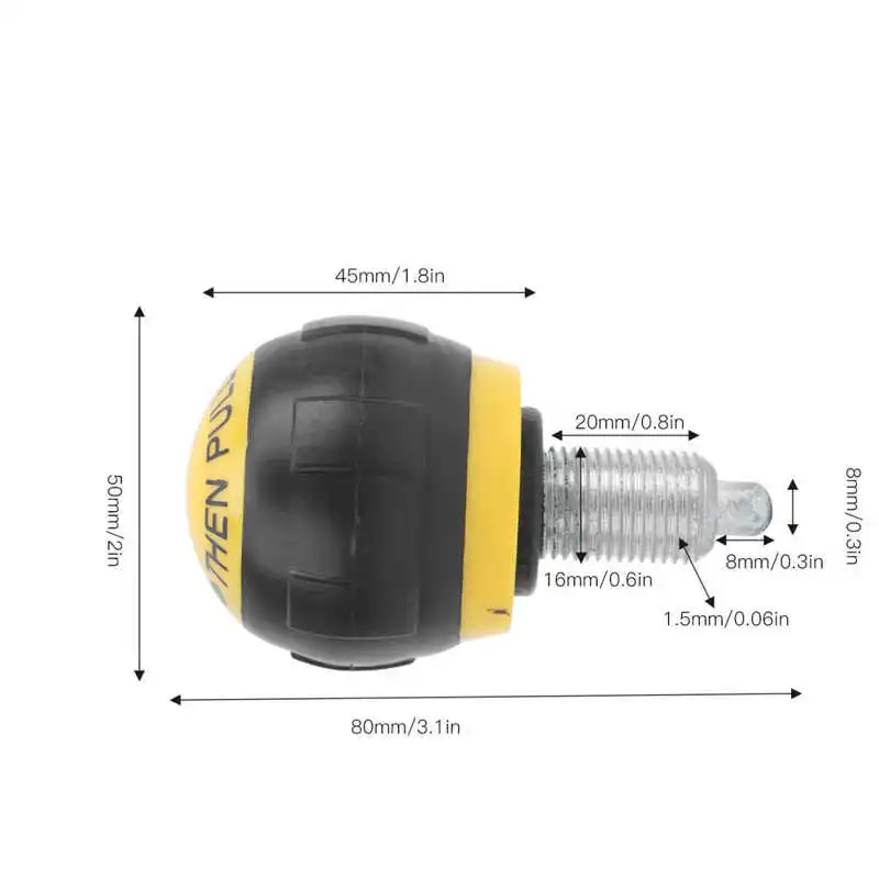 Fitness Pull Pin Knob 50x45mm 5pcs Gym Pull Pin Spring Knob Release Synthetic Cardboard Handle Exercise