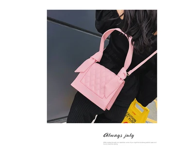

Bag Lady 2020 new Korean edition one-shouldered fashion lozenge small square bag lady