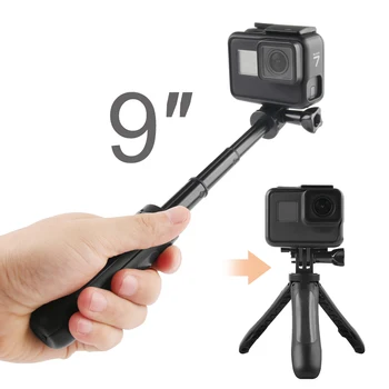 

Handheld Mini Tripod Mount Selfie Stick Extendable Monopod for GoPro Hero 9 8 7 6 5 Yi 4K Sjcam Sj8 Eken H9r Dji Osmo Action Cam