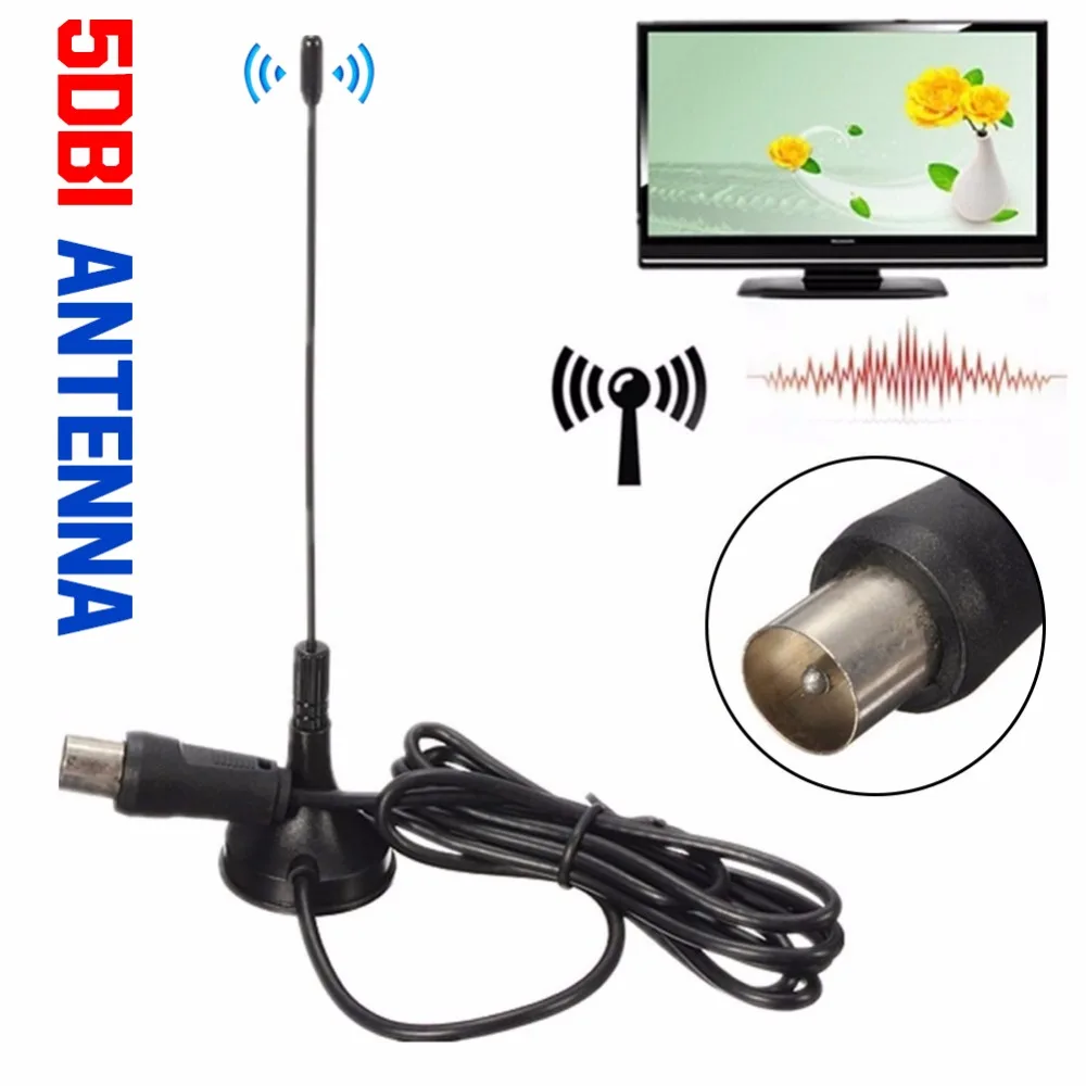 AH-LINK Smart Antenna Tv Digital Indoor HDTV Antennas Freeview Air Booster for DVB-T Antenna TV HD DVB-T2 Radio VHF HF TV Aerial