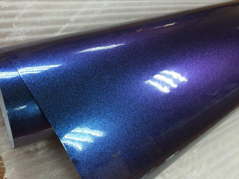 60CM*1M/2/3/4/5/6M Chameleon Glitter purple Car Wrap Vinyl Film Glossy DIY Car Body Film Chameleon Pearl Glitter Vinyl Sticker