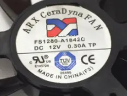Бесплатная доставка ARX FS1280-A1842C DC 12V Dia. 75 мм C.T.C 40 мм 2-провод сервер выполненные вентилятор