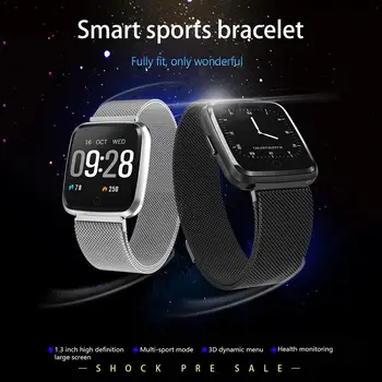 

Y7 Multifunction Pedometer Health Watch Step Counter Heart Rate Monitor Smart Reminder Multi-Language Sports Bracelet Belt Clock