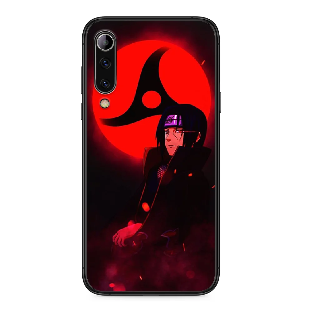 Чехол для телефона Naruto Uchiha Itachi Sasuke eye Xiaomi Mi 6 8 A1 Note3 A2 9 CC9 9T A3 MIX 2S 3 Lite SE Pro black Etui