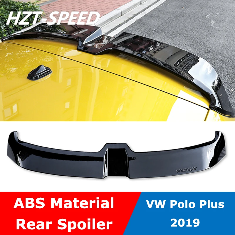 Polo спортивный стиль ABS задний спойлер багажник задние крылья для VW Polo Plus
