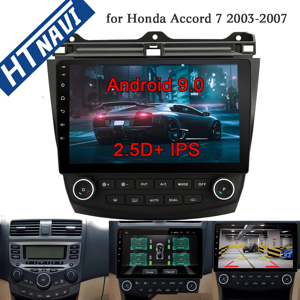 

10.1 MirrorLink Android 9.0 Car Multimedia Player Bluetooth Navigation For Honda Accord 7 2003 2007 Auto Radio 2 Din Stereo DVD
