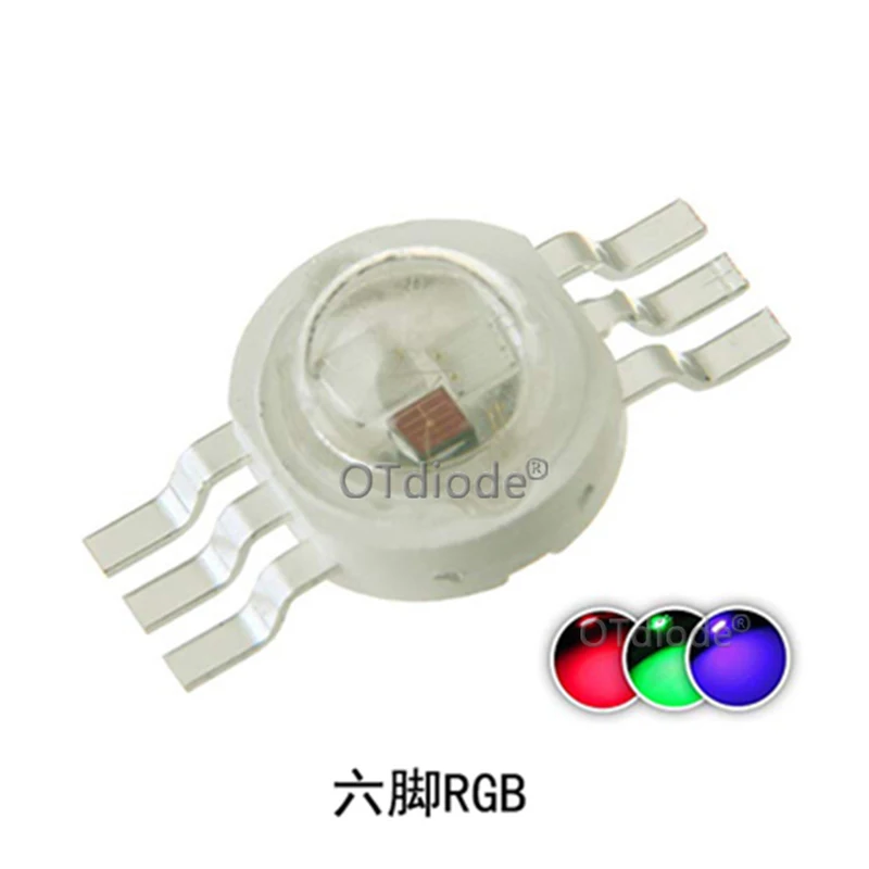 100pcs 1W 3W LED High Power LEDs Cold White Natural White Warm White RGB Red Green Blue Yellow Light Source