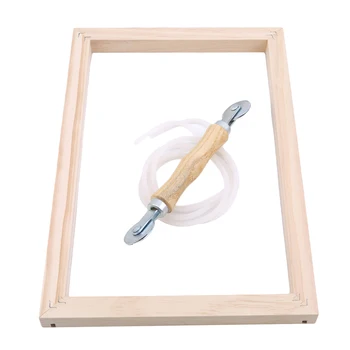 

Adjustable Solid Pine Wood Embroidery Frame Wooden Shelf Desktop Cross Stitch China Cross Stitch Tool Sewing Accessory Sewing