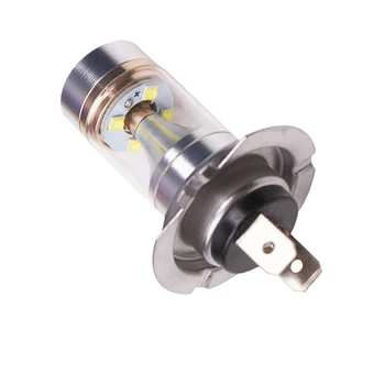 

1X Car Led H7 6LED 2525 30W Front Fog Light Bulb H7 Motorcycle Headlight Reflector Cup Led Fog Light