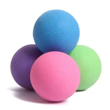 63 мм Лакросс мяч фитнес-мяч для массажа резиновая точка релаксации самостоятельно массажный шар для йоги тренировки