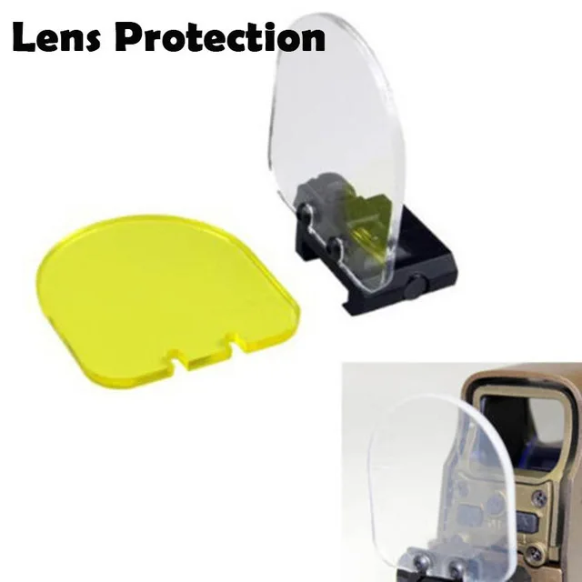 

Tactical Hunting Airsoft Folding Scope Cover Strong Protective Bulletproof Lens Cover Fits 7/8" Picatinny Rail Lens Protector