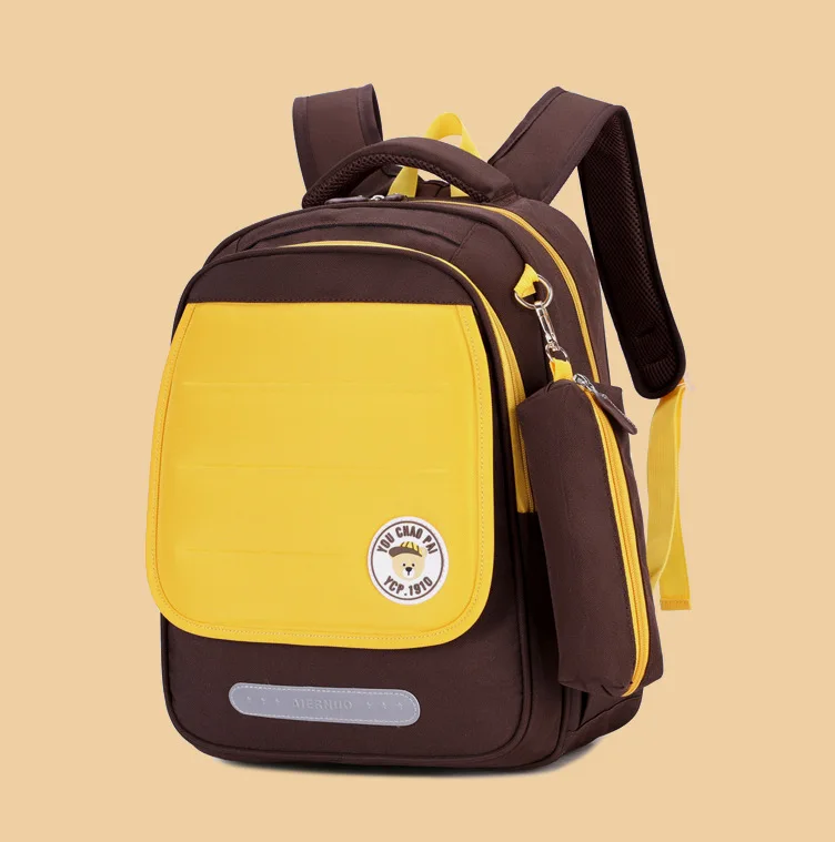 

Spine-Schoolbag for Elementary School Students Three to Six Grade 1245 Six Burden Relieving Children Light GIRL'S And BOY'S Kore