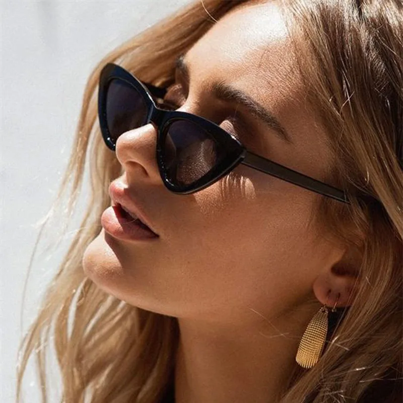 

Cat Eye Sunglasses Women 2019 Vintage Sunglases Black Shades Retro Cateye lunette de soleil femme oculos