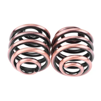 

2 Pieces Seat Springs Motorcycle Parts Barrel Coiled Solo Seat Springs Mount Spring For Chopper Bobber Steel Motorcycle A