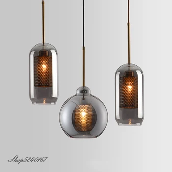 

Nordic Pendant Lights Glass Hanging Lamp Kitchen Light Fixtures Dining Room Hanglamp Modern Living Room Pendant Lamp Luminaire