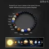 2022 univers système solaire Bracelet femmes pierre naturelle huit planètes Bracelet hommes meilleurs amis cadeau pour lui cadeau pour elle MY8 ► Photo 2/6