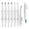 Zebra WFT8 Mild Liner Highlighter Pen Double Headed Art Brush Pen Marker Pens for Painting Marking Supplies Japanese Stationery ► Photo 3/6