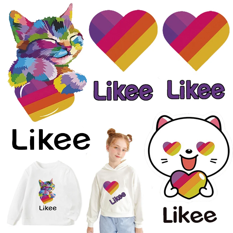 Нашивка likee для одежды нашивка | Дом и сад