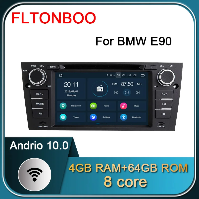 7 &quotAndroid 10 для BMW E90 E91 E92 E93 3 серии автомобильный gps-навигатор px5 Восьмиядерный ОЗУ 4