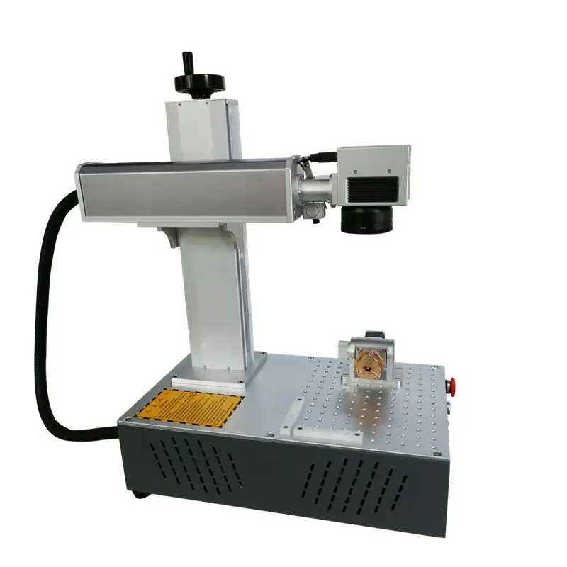

Raycus 20W 30W 200*200mm for metal stainless steel laser marking machine computer numerical for rotary axis ring nameplate