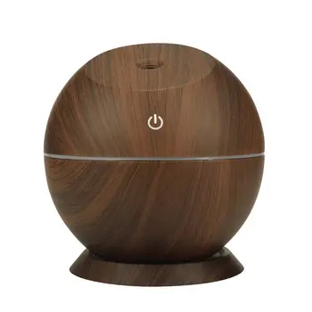 

Creative Air Purifier Ultrasonic Aroma Diffuser Air Humidifier Wood Grain Colorful Light Essential Oil Purifier for Home 020