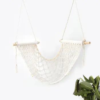 

Preschool Solid Wooden Swings Tassel Hand Made Weaving Kids Swing Seat Bohemian Swings Entertainment Toy for Kids Children