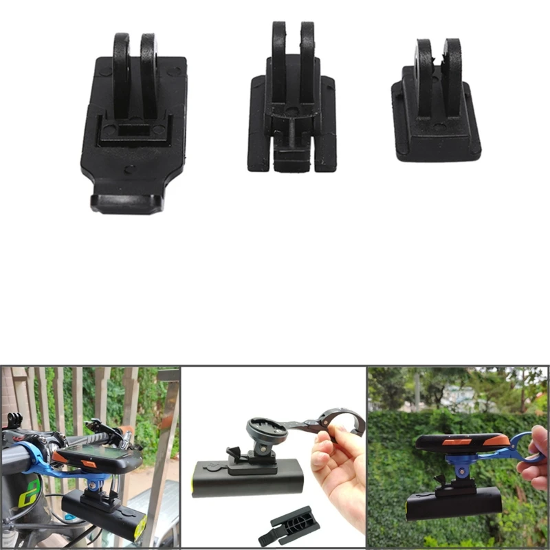 

Bike Light Holder Flashlight Lamp Mount Bracket Connect To For Garmin- Bryton Cateye Computer Mount With Camera Adapter