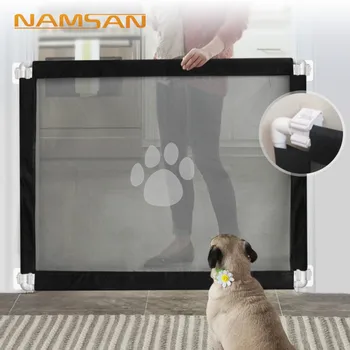 

2020 New Dog Paw Print Door Fence Home Isolation Network Portable Assembly Safety Fence Pet Supplies