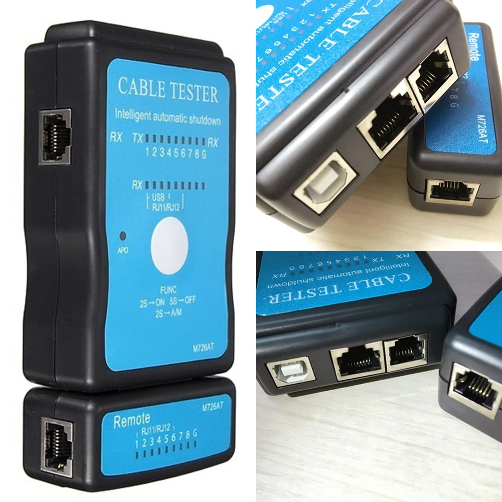 RJ45 RJ11 LAN USB кабель тест er пробой тест автоматическое выключение автоматическое сканирование портативный интеллектуальный сетевой Ethernet