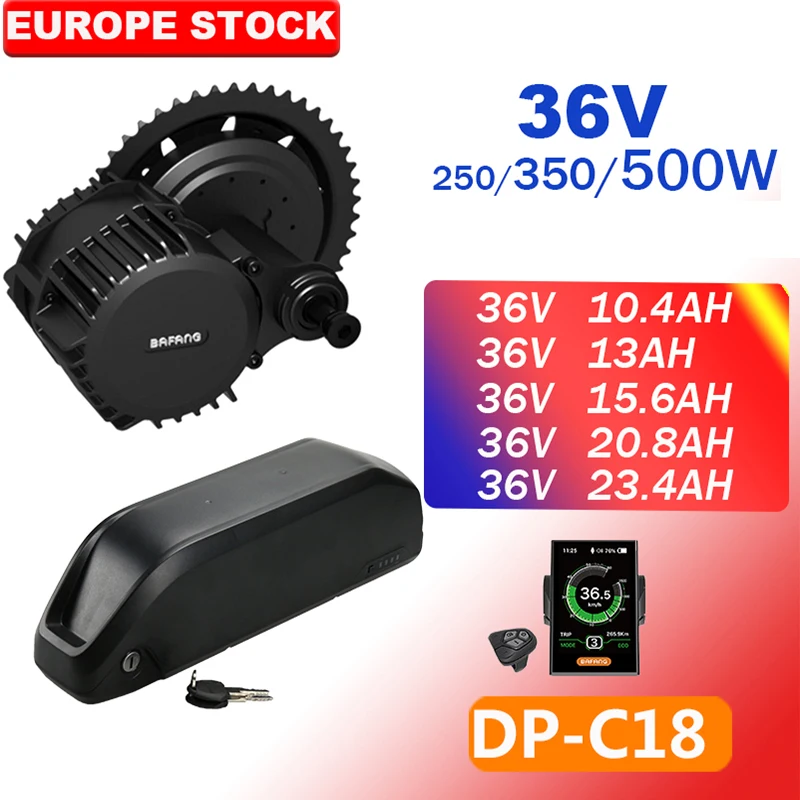 bafang 500w mid drive kit with battery