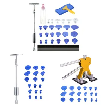 

Paintless Dent Repair Puller Kit - Dent Puller Slide Hammer T-Bar Tool for Car Auto Body Hail Damage Remover W91F