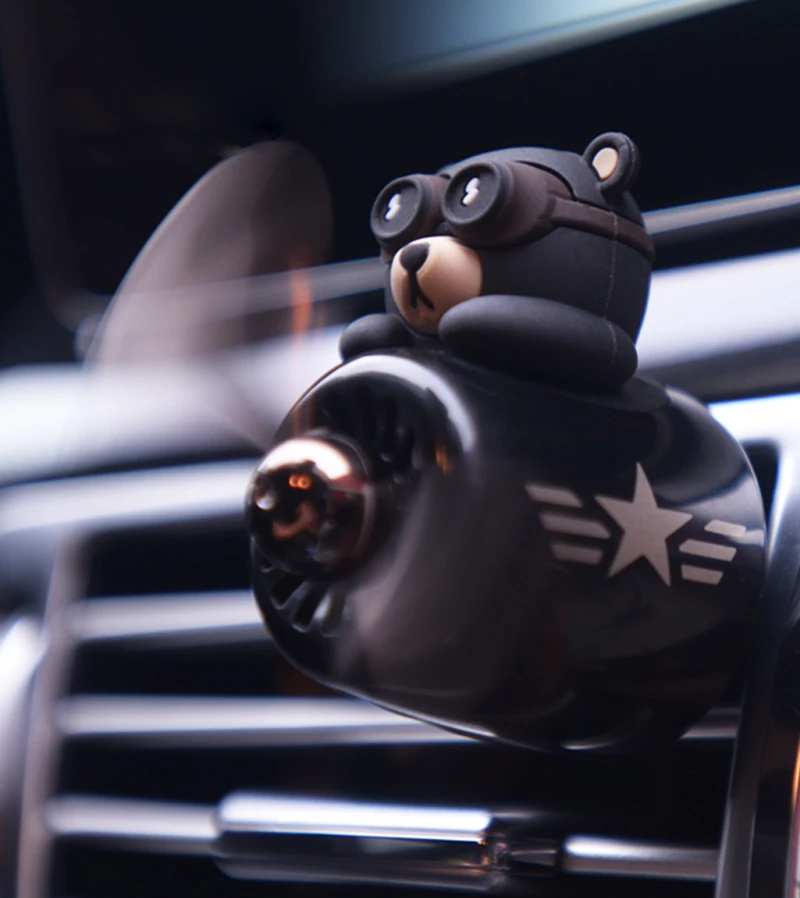 Cute Bear Pilot Air Freshener Car Perfume