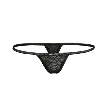 

Mens Breathable G Strings Low Rise T-Back Thongs Gay Sexy Men Underwear Sissy Panties Mens See Through Bikini Unisex Briefs