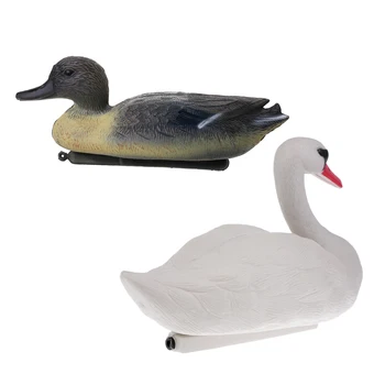 

Pack of 2pcs Lifelike Floating Duck Goose Hunting Shooting Decoy Decoying Hunting Bait Garden Decor Yard Scarer Lawn Ornaments