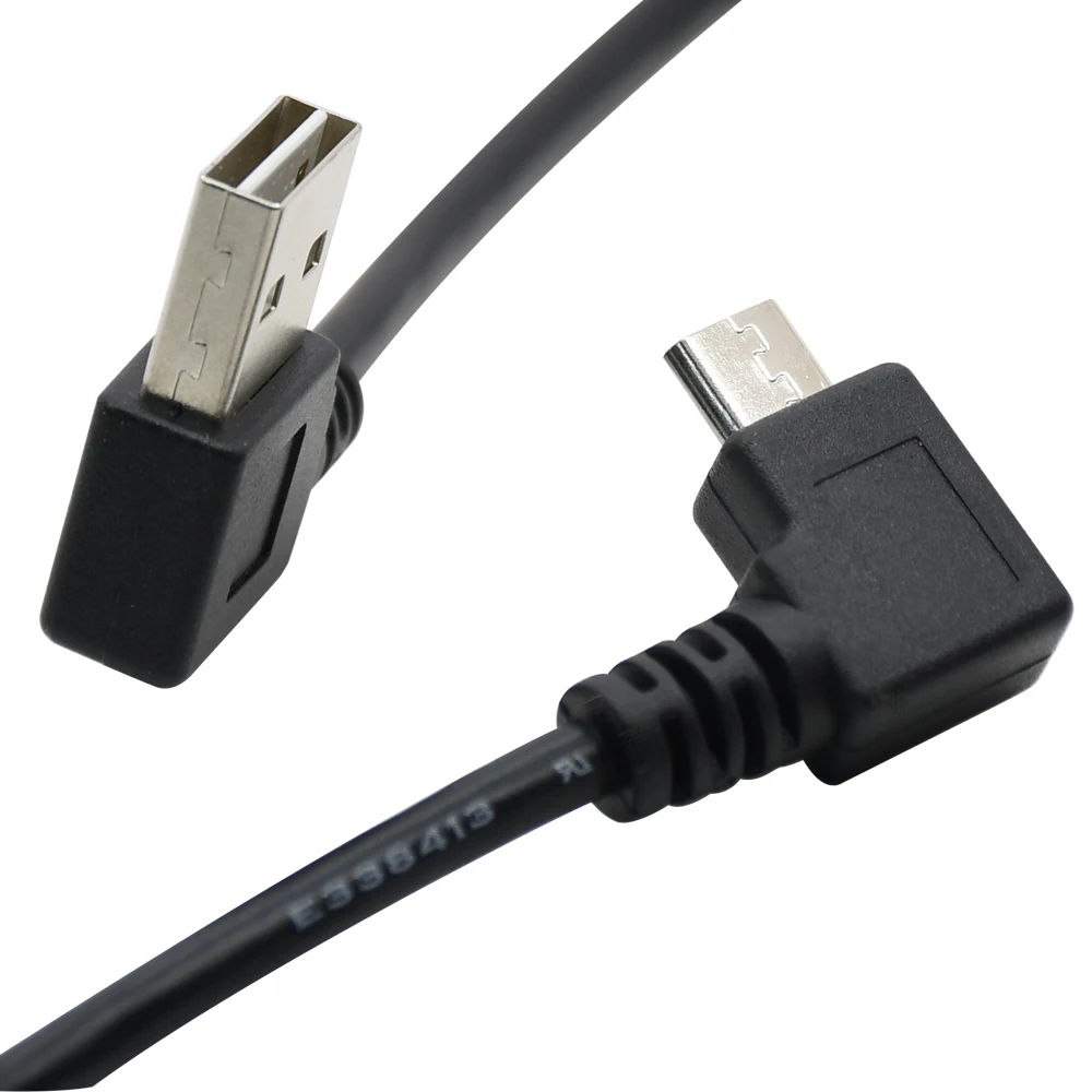 20cm 90 degree right angle Micro USB 2.0 to Reversible usb charging data cable for tablet and Andriod mobile phone | Электроника