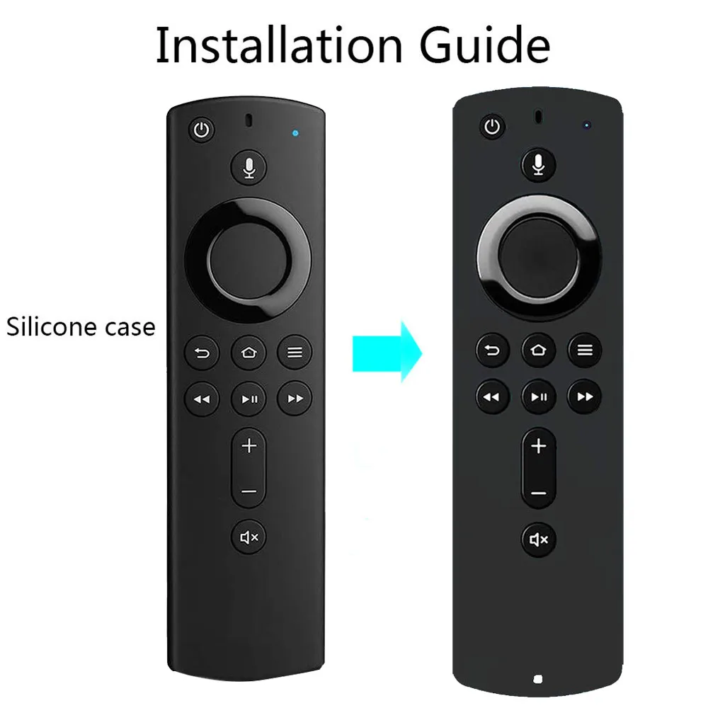 Для Amazon Fire tv Stick 4K tv 5,6 дюймовый пульт дистанционного управления силиконовый чехол Защитный чехол для кожи#1022